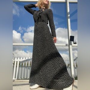 Black and White Maxi Dress